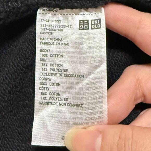 KAWS x Uniqlo Black Longsleeve Sweatshirt - Picture 7 of 7